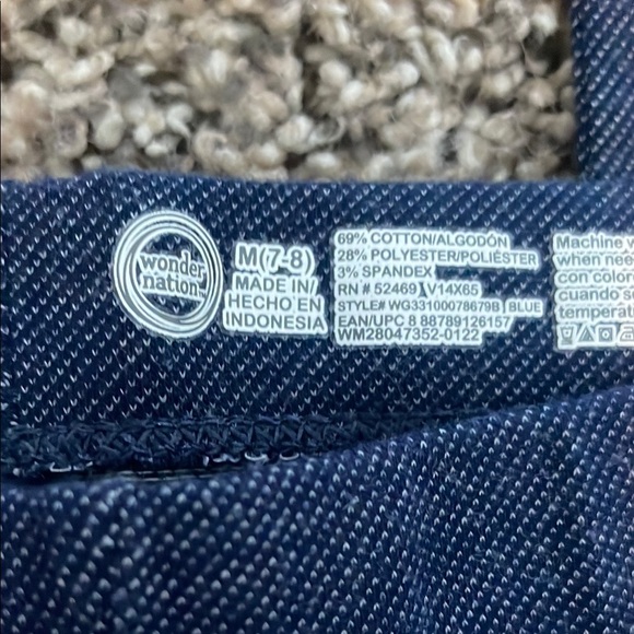 Wonder Nation Dark Blue Leggings - Picture 3 of 4